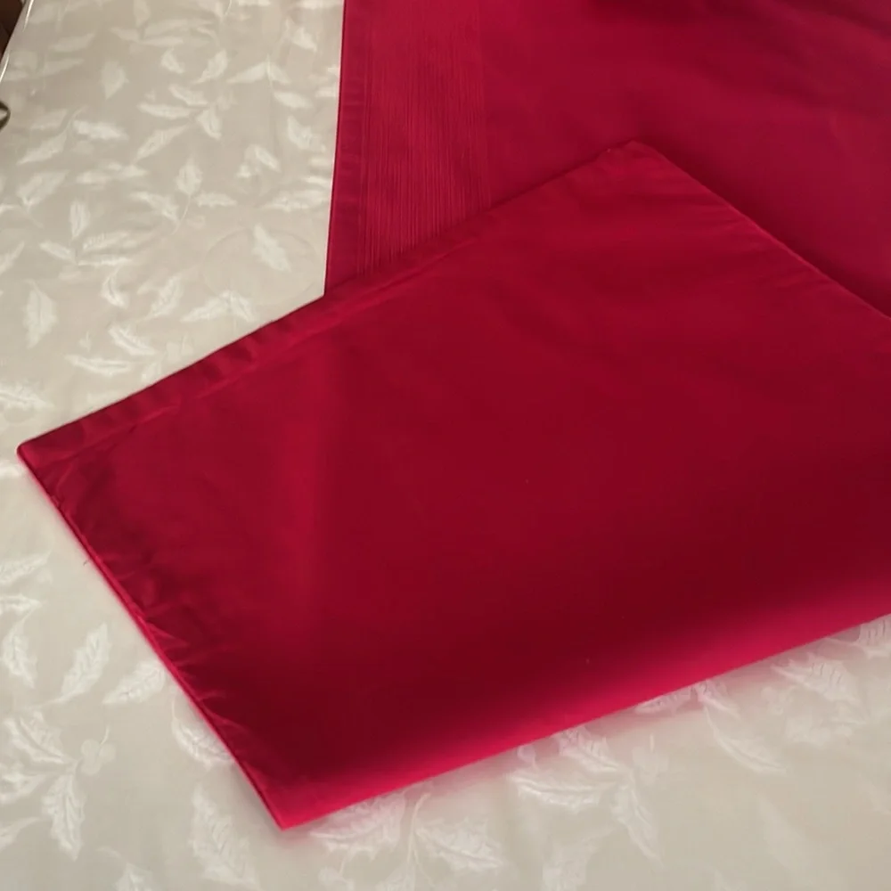 Elegant Red Table Runner.  Fully Lined. 88” x  19”